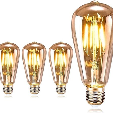 Vintage-hehkulamppu, E27-retrolamppu, LED-vintage-valaistus