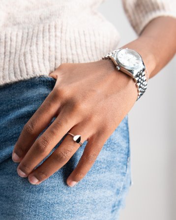 IOAKU HEART RING Couleur argent Bijoux Fille - Kids Brand Store