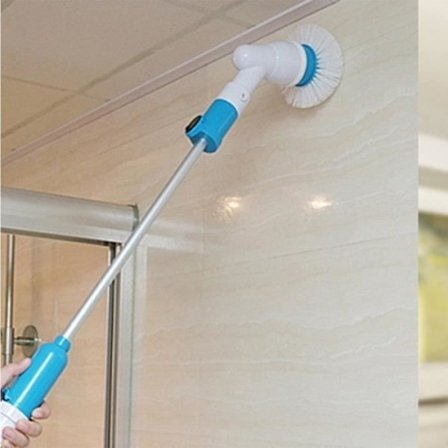 Multifunksjonelt kjøkkenrengjøringstilbehør: Badekar- og fliseskrubber, trådløst elektrisk spinnesett, badebørste for gulv og vegg