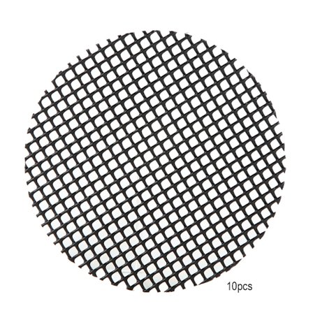 10 stk. Hagearbeid Blomsterpotte Hull Mesh Matte Pad Plantepotte Bonsai Bunn Grid Matte (8cm)