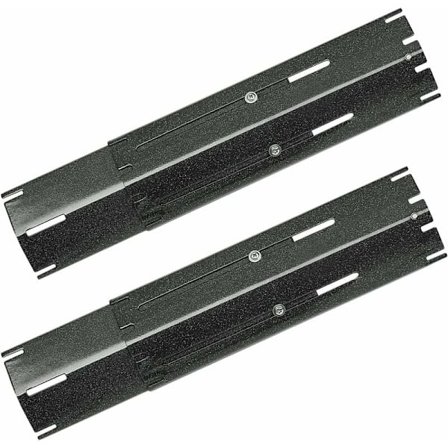 Flametämjare för gasolgrill, universella utdragbara brännarskydd, värmesköldar i porslinsemaljerat stål, perfekt för Charbroil Nexgrill Landmann, 