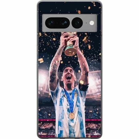 Google Pixel 7 Pro Genomskinligt Skal Messi