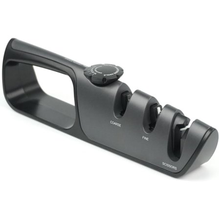 Knivsliber, Justerbar Slibevinkel 14°-24° - Manuel Knivsliber med Justerbar Vinkelguide - Håndholdt Lommesliber