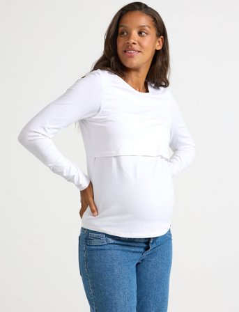 Lindex Top Mom Vera New Nursing - White - XL