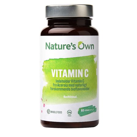 Natures Own Vitamin C 60 kaps, Helse & Madvarer, Vitaminer, C-vitamin