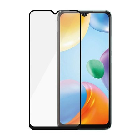 Skärmskydd Xiaomi Redmi 12C 3D Härdat Glas - Svart (miljö)