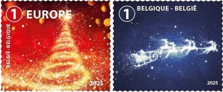 Belgien - Julen 2025 - Postfrisk sæt 2v