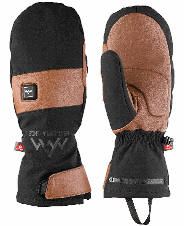 Heat Experience Heated Outdoor Mittens Svart