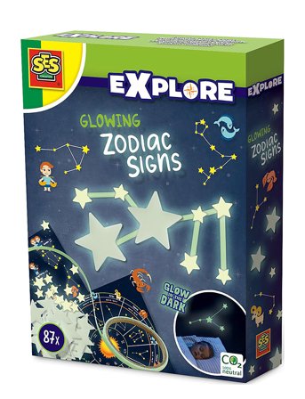 Glowing Zodiac Signs Patterned SES Creative