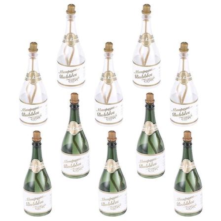 12 stk Champagne Boblebeholdere Dekor Champagneflasker Boblebeholdere