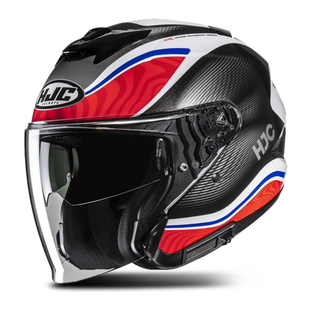 Otevřená Helma HJC i31 Depe Červená/Černá/Bílá M