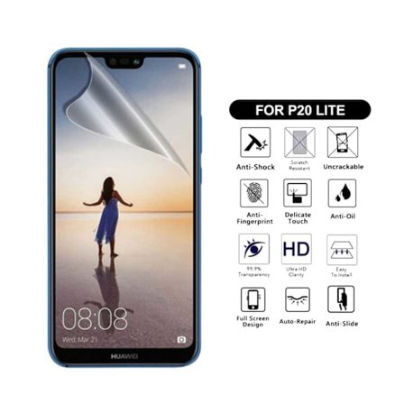 Omfattende Huawei P20 Lite Screen Protector NanoEdge beskyttelsesplastikk