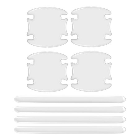 4/8 stk bildørhåndtag skål ridsebeskyttende klistermærker 3 3