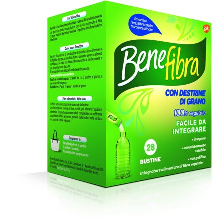 Benefibra Polvere Integratore Intestino Fibre Vegetali Gonfiore