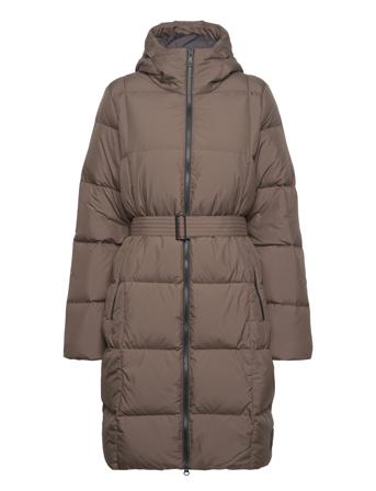 Frozen Lake Coat W Brown Jack Wolfskin