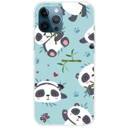 Deco iPhone 14 Pro Max skal - Söta Pandor Blå