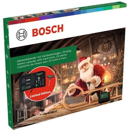 Bosch Adventskalender Handverktyg 2024, 33 st
