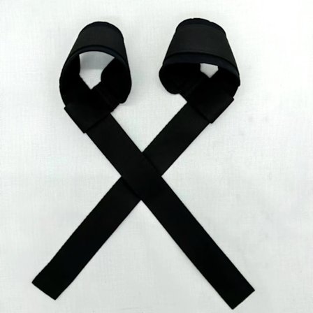 2 stk gym løft stropper vektløfting håndledd vekt belte