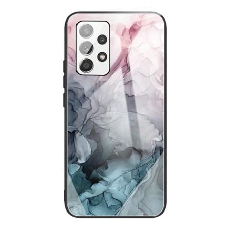 Skalo Samsung A53 5g Marmor Härdat Glas Tpu-skal - Motiv 1 Multifärg