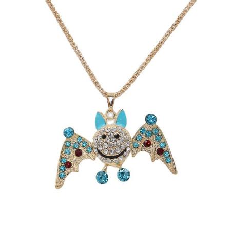 Fladdermushalsband För Damer Zinklegering Rhinestone Halloween (2 Delar)