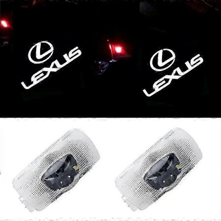 Velkomstlys for Lexus LS RX ES IS LX Lexus Dørprojeksjon Ambient Lights (2 stk)