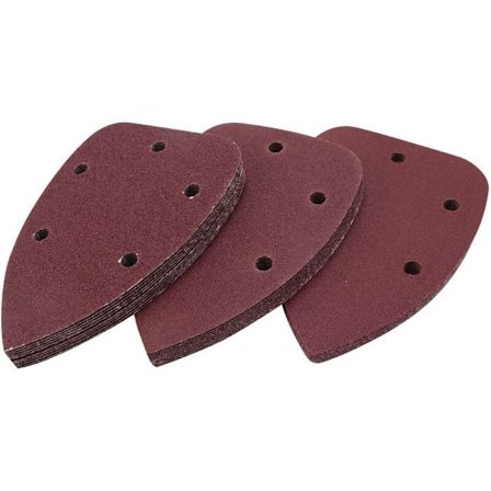 30 stk 60 80 120 Grit slipepapir for Black and Decker slipemaskin