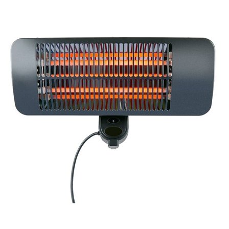 Elektrisk terrassevarmer 650-2000W - effektiv oppvarming for utendørs bruk