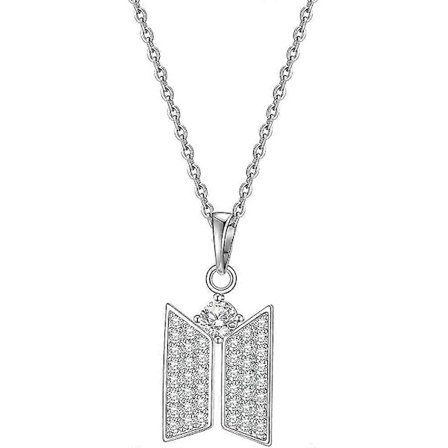 Kpop Bts Army Halskjede Anheng Bts Bangtan Boys Cubic Zirconia Smykker Army Fans Gaver Til Kvinner Jenter Gutter Style-01 - GuanGuan