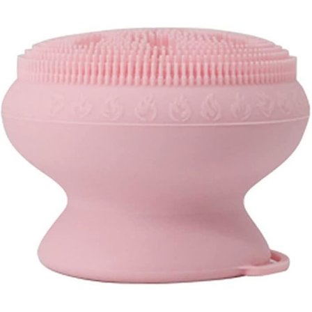 Vått och torrt borste för kroppen, silikonkroppsskrubb, mild exfoliering, mjuk hud, skonsam massage med silikonloofah badborste, damer och herrar bad