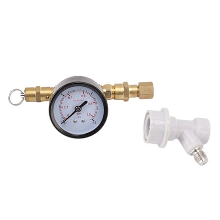 Olutpanimolle säädettävä paineventtiili paineenmittarilla ja jakajalla Cola Keg Regulator