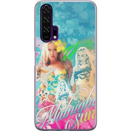 Yhteensopiva Puhelinkuori Honor 20 Pro Seikkailumaailma Steve, Creeper ja eläimillä värikkäässä palikkagrafiikassa