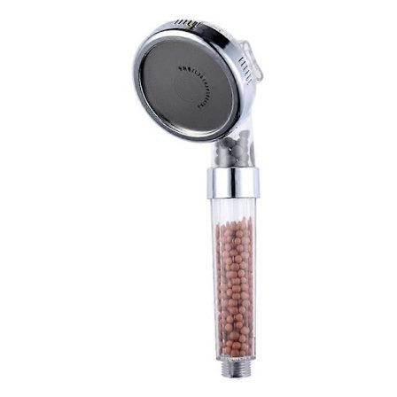 Filtrerat Joniskt Duschmunstycke, Högtrycks Vattenmjukgörare med Mineralpärlor, Eco Vattenbesparing upp till 50%, 3 Spraylägen för Personligt Bruk (