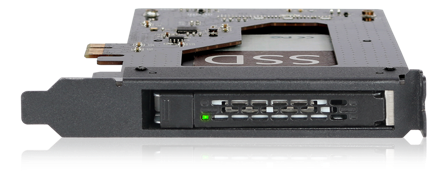 ICY DOCK ToughArmor MB839SP-B - bevegelig lagerrack - SATA 6Gb/s - PCIe 2.0 x1