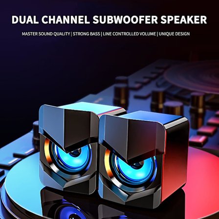 Laptop, Liten Högtalare, Usb Multimedia, Liten Högtalare, Överviktig Subwoofer