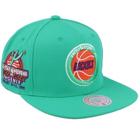 Mitchell & Ness - NBA Grün snapback Cap - Houston Rockets Desert Green Teal Snapback @ Hatstore
