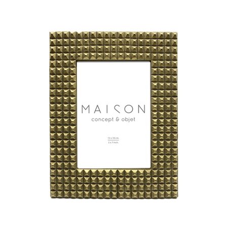 Fotoramme 21x25cm Polyresin Antik Guld