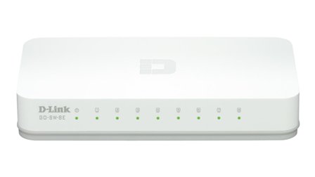 D-LINK dlinkgo 8-Port Fast Ethernet Easy Desktop Switch GO-SW-8E - switch - 8 porter