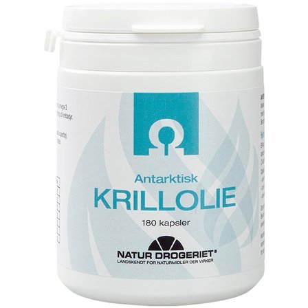 Natur Drogeriet Krill Olie 500 mg 180 kaps., Helse & Madvarer, Kosttilskud, Fiskeolie & Omega 3