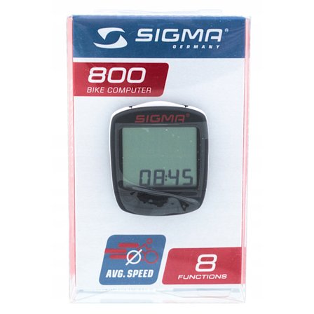 SIGMA 800 BC Trådbunden Cykeldator med 8 Funktioner
