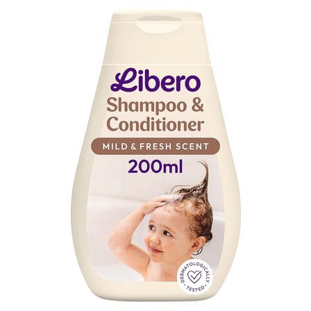 Libero Shampoo/Conditioner 200 ml, Børn & Forældre, Shampoo & Vask, Babyshampoo