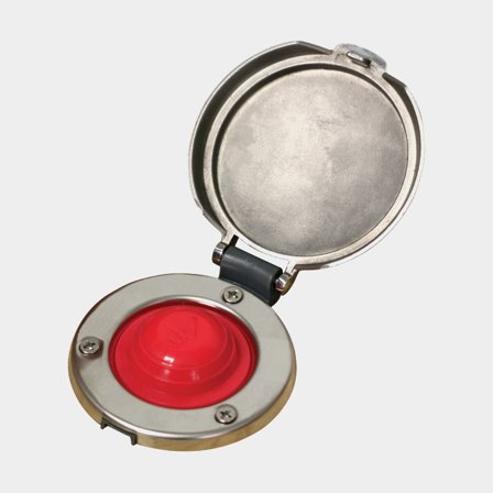 Fotpedal (upp) Lofrans INOX Foot Switch, 12/24 V, passar till Lofrans ankarspel, rostfritt lock