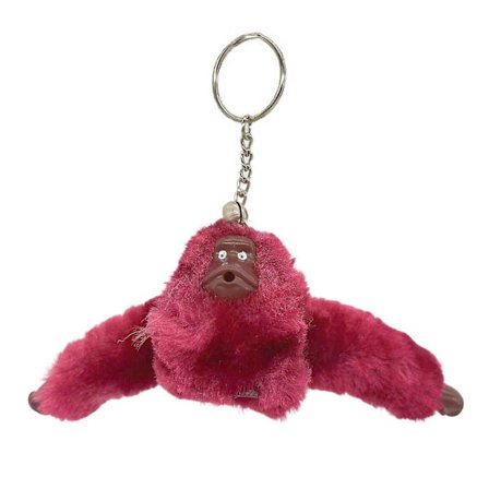 Orangutang Nyckelring Tecknad Plysch Pälsig Tredimensionell Realistisk Look Födelsedagspresent Mjuk Söt Gir [DB]