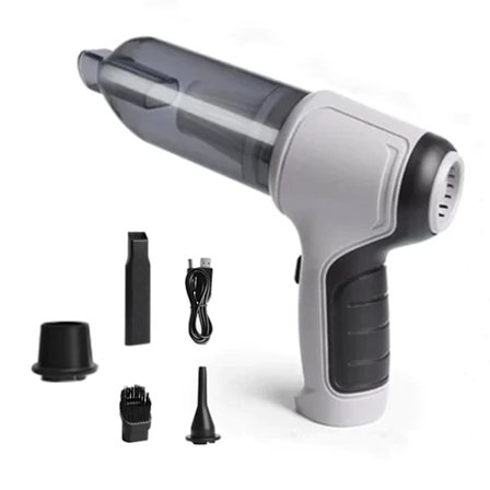 Mini Håndholdt Trådløs Støvsuger 3 I 1 Oppladbar Våt Tørr Dobbel Bruk Luftblåser Elektrisk Støv