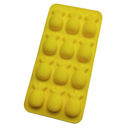 Silikoninen jääpalamuotti Mansikan/ananasmuotoinen muoto Helppo