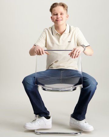 BOSS SHORT SLEEVE POLO Beige Polo-/rugbyshirts Jongens - Kids Brand Store