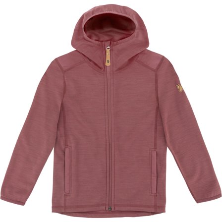 Fjällräven Kids Keb Fleece Hoodie in Mesa Purple, G-1000 /Wolle | Size: 140