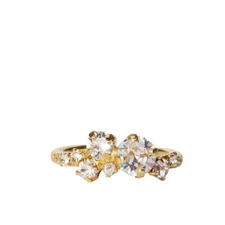 Caroline Svedbom Stardust Ring Ringar Dam Guld ONESIZE