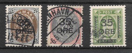 Danmark 1912 - AFA 60-62 - Stemplet