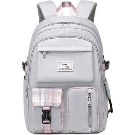 Uformell Skolesekk College Skolesekker Jenter Gutter Skoleveske For 15.6 Tommers Laptop Skolesekker Uformelle Dagstursekker For Universitet Utendørs 