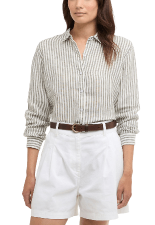 Barbour Shirt Marine Skjortor Dam Grön 14